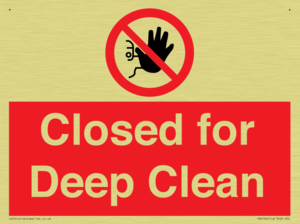 Closed for Deep Clean